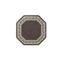 Manmade 54 x 54 in. Floral Border Octagon Accent Rug - Sand MA2613946